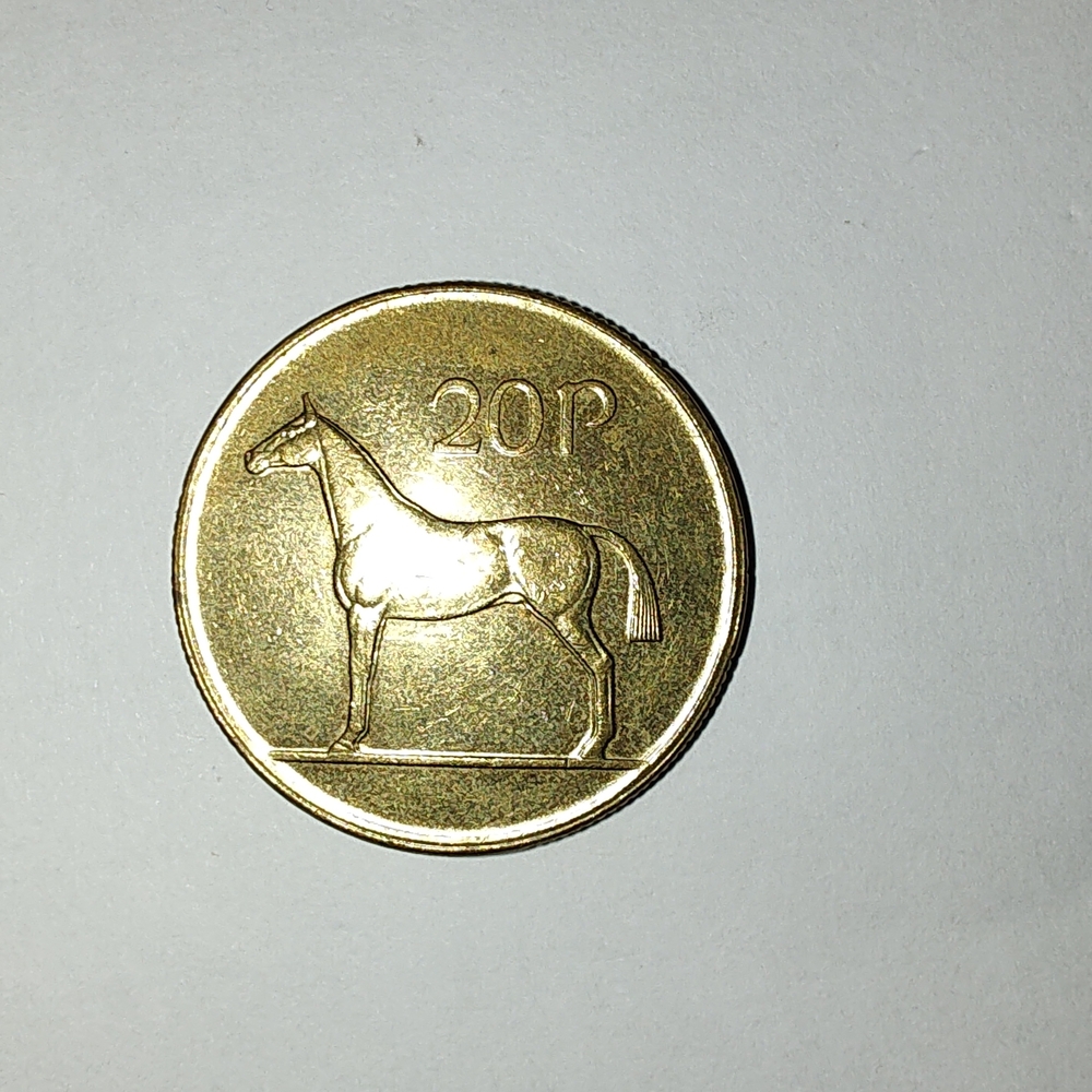 1994 Gold 20p Horse Coin